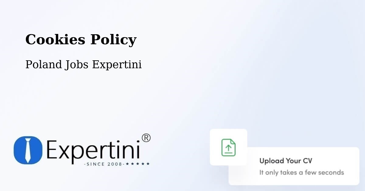 Cookies Policy - Poland Jobs Expertini